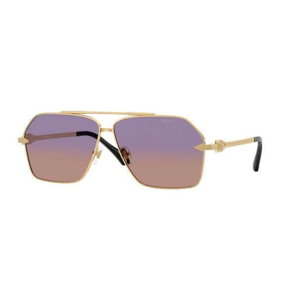 Versace Accessories - NEW VERSACE SUNGLASSES UNISEX GOLD PINK AVIATOR VE2284 1002/EL VE2284 1002EL